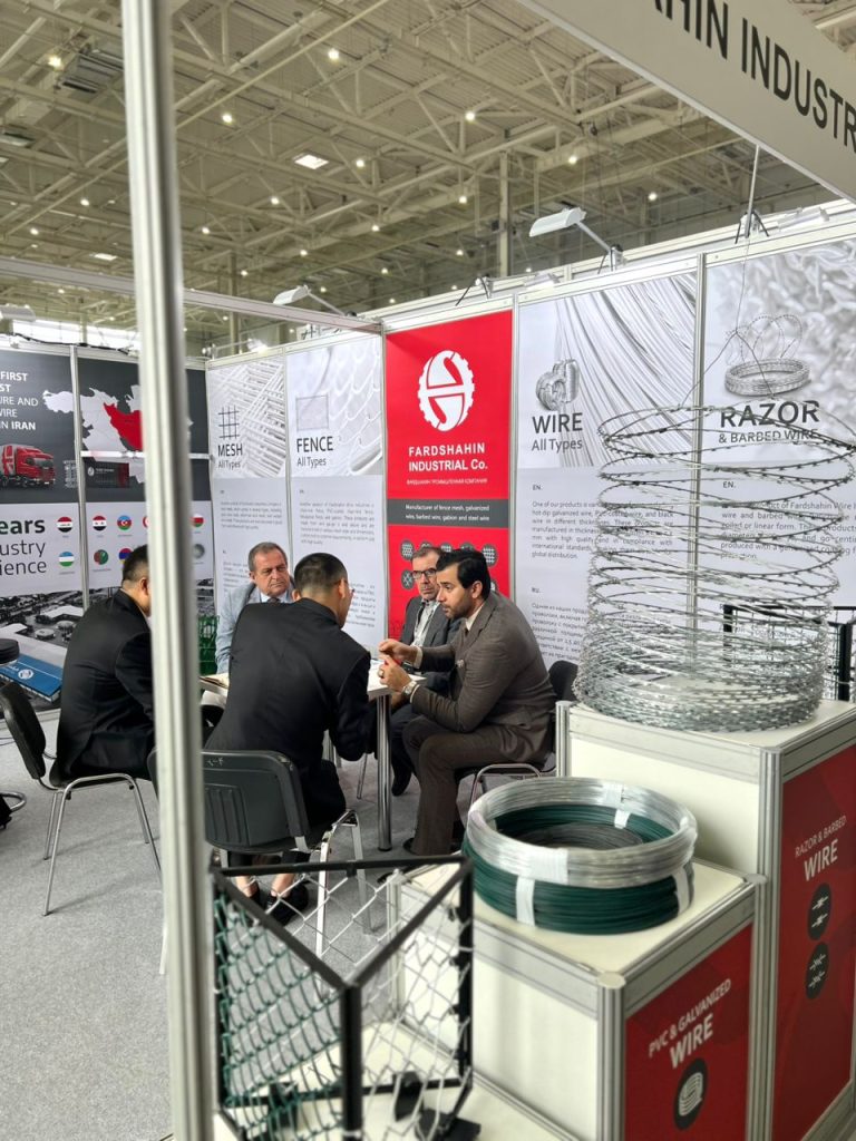 نمایشگاه wire russia 2025 غرفه شرکت صنعتی فردشاهین