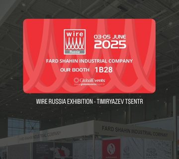 نمایشگاه wire russia 2025 غرفه شرکت صنعتی فردشاهین