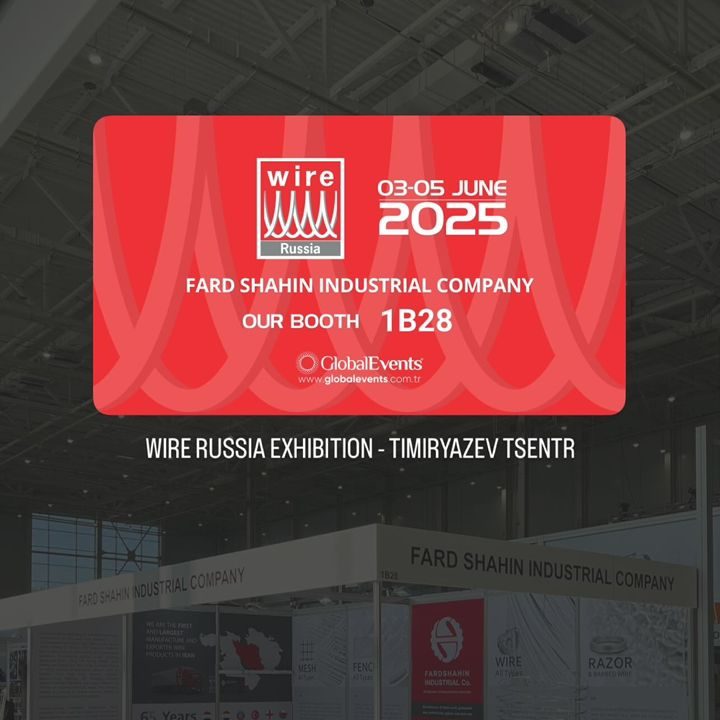 نمایشگاه wire russia 2025 غرفه شرکت صنعتی فردشاهین